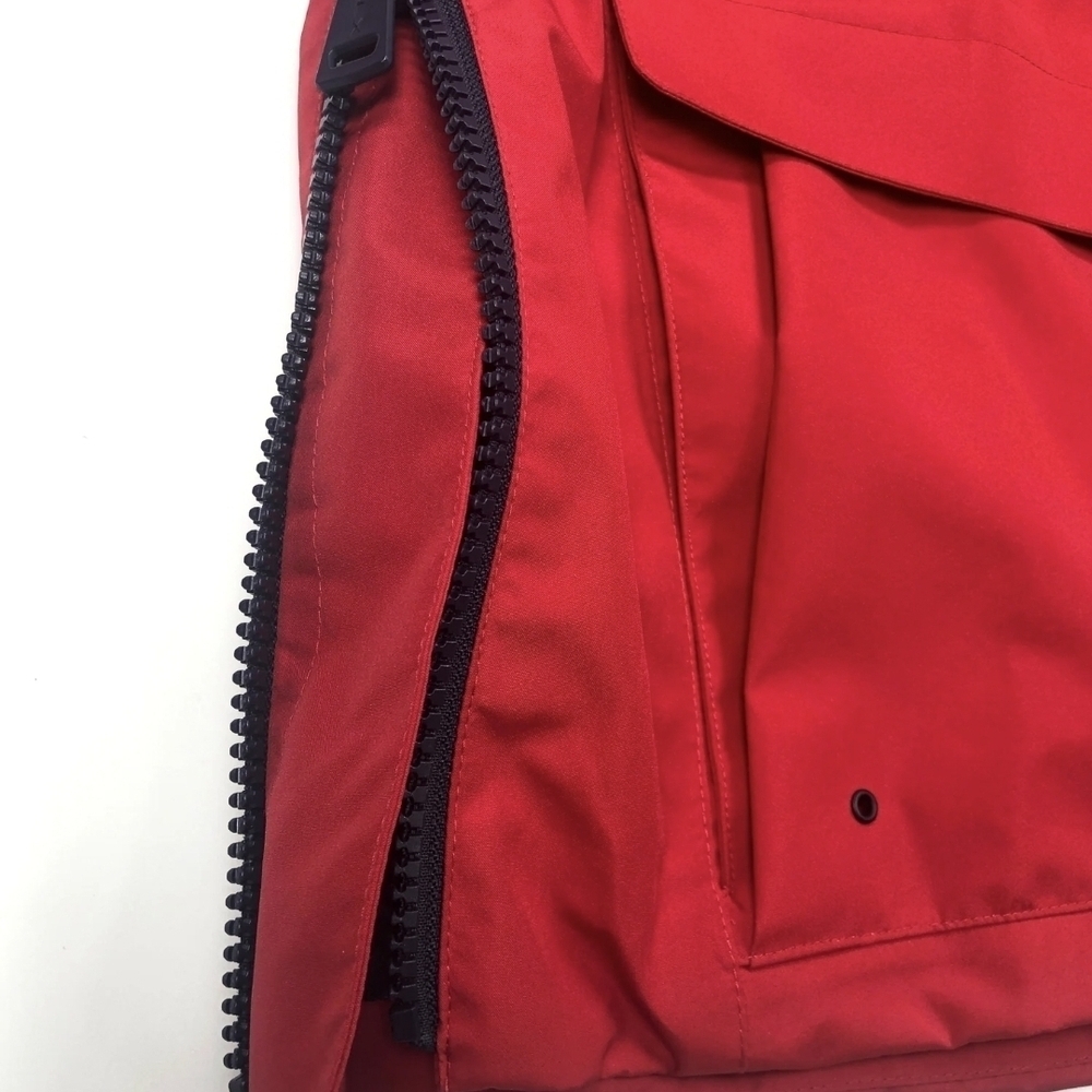 Polo Ralph Lauren RLX Red and Black Water-Repellent Hooded Anorak Jacket - Picture 9 of 13